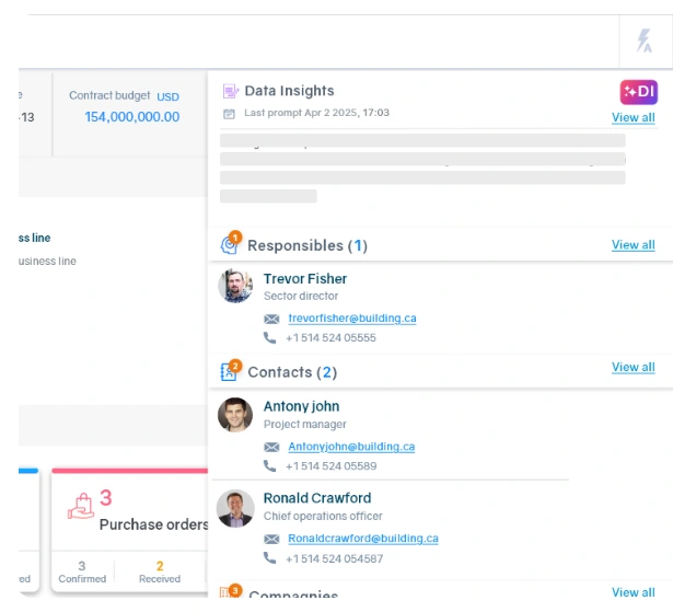 Data insights for AEC firms