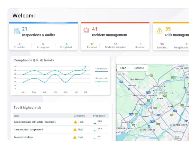 Logiciel de gestion santé et sécurité