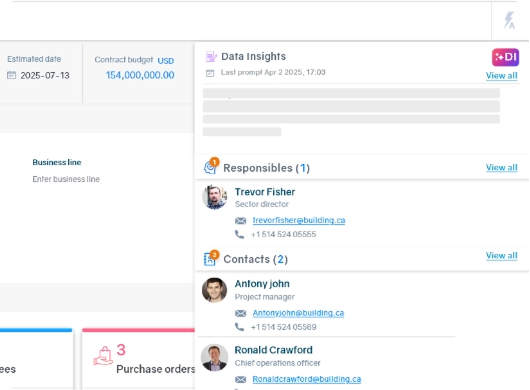 Operate software for the AEC