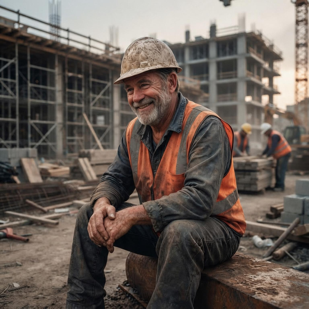 retiring construction worker